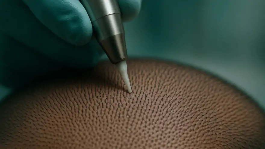 ما هي زراعة الشعر بتقنية DHI؟ التطبيق خطوة بخطوة، التعافي والنتائج